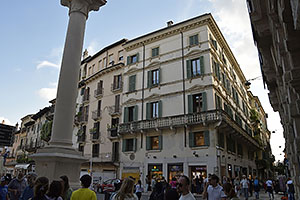 Verona: Piazza Erbe, Leone di san Marco, 19.5.2024 Verona