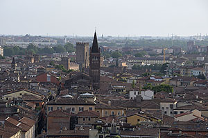 Verona: výhľad z Castel San Pietro, 19.5.2024 Verona