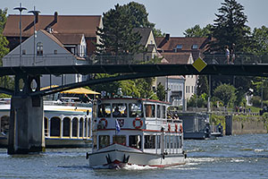 Regensburg: výletná loď Johannes Kepler, 11.8.2024 Regensburg