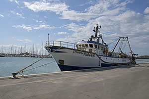 Rimini: rybárska loď Stefania, 24.5.2024 Rimini