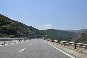 Albánsko: diaľnica A1, 16.7.2024 Albansko