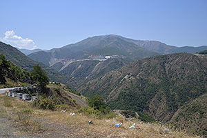 Albánsko: cesta SH5, 16.7.2024 Albansko