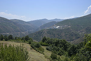 Albánsko: cesta SH5, 16.7.2024 Albansko