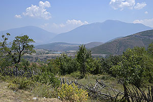 Albánsko: cesta SH5, 16.7.2024 Albansko