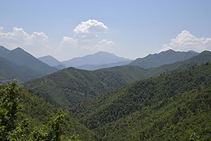 Albánsko: cesta SH5, 16.7.2024 Albansko