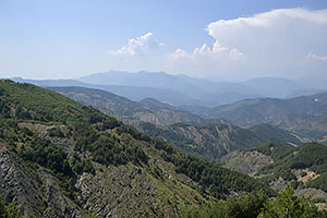 Albánsko: cesta SH5, 16.7.2024 Albansko