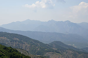 Albánsko: cesta SH5, 16.7.2024 Albansko