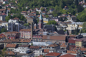 Sarajevo: výhľad na mesto, 28.4.2024 Sarajevo