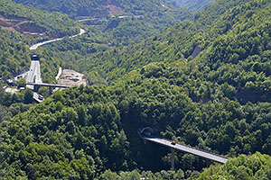 Sarajevo: cesta M-5 smer Pale, 28.4.2024 Sarajevo