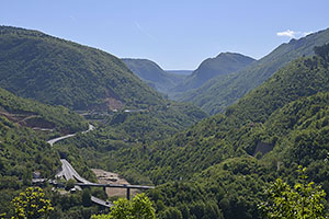 Sarajevo: cesta M-5 smer Pale, 28.4.2024 Sarajevo