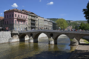 Sarajevo: Latinska ćuprija, 28.4.2024 Sarajevo