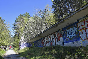 Sarajevo: bobová dráha, zimné olympijské hry 1984, 28.4.2024 Sarajevo