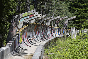 Sarajevo: bobová dráha, zimné olympijské hry 1984, 28.4.2024 Sarajevo