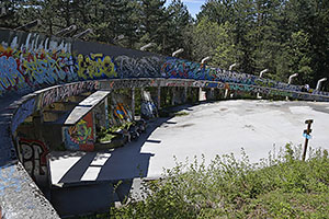 Sarajevo: bobová dráha, zimné olympijské hry 1984, 28.4.2024 Sarajevo