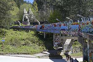 Sarajevo: bobová dráha, zimné olympijské hry 1984, 28.4.2024 Sarajevo