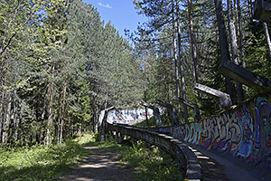 Sarajevo: bobová dráha, zimné olympijské hry 1984, 28.4.2024 Sarajevo