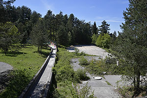 Sarajevo: bobová dráha, zimné olympijské hry 1984, 28.4.2024 Sarajevo