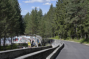 Sarajevo: bobová dráha, zimné olympijské hry 1984, 28.4.2024 Sarajevo