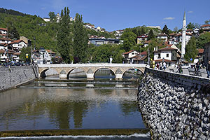 Sarajevo: Šeher-ćehajina ćuprija, 28.4.2024 Sarajevo